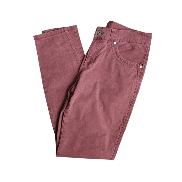 Kuhl Pants Womens Burgundy Brooke Skinny Stretch Maroon Sz 6 Gorpcore - Picture 2 of 13
